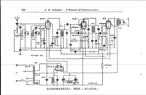 Alauda ; Marelli Radiomarelli (ID = 203338) Radio