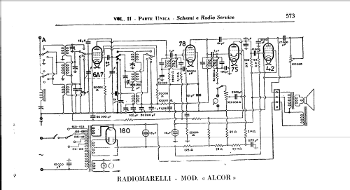 Alcor Ch= 44; Marelli Radiomarelli (ID = 203340) Radio