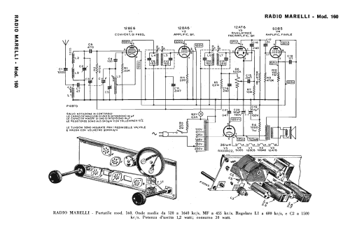 Amico RD160; Marelli Radiomarelli (ID = 2466071) Radio