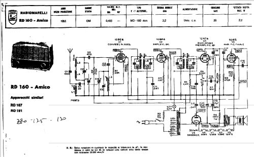 Amico RD160; Marelli Radiomarelli (ID = 276813) Radio