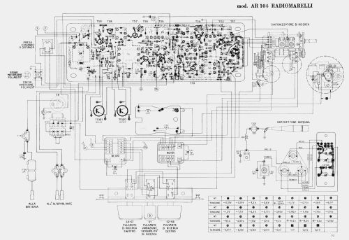 AR104; Marelli Radiomarelli (ID = 2934353) Car Radio