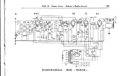 Merak Sopramobile ; Marelli Radiomarelli (ID = 206475) Radio