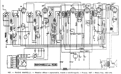 Mizar ; Marelli Radiomarelli (ID = 37804) Radio