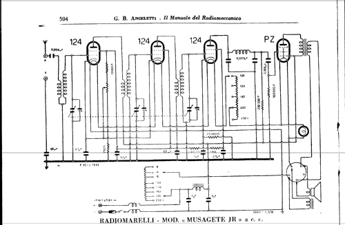 Musagete Junior Tipo 30; Marelli Radiomarelli (ID = 206543) Radio