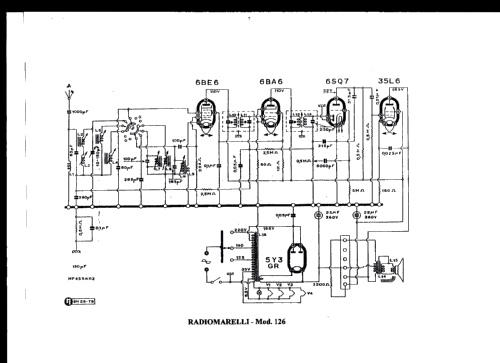 RD126; Marelli Radiomarelli (ID = 920312) Radio