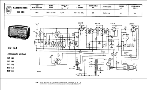 RD152; Marelli Radiomarelli (ID = 861947) Radio