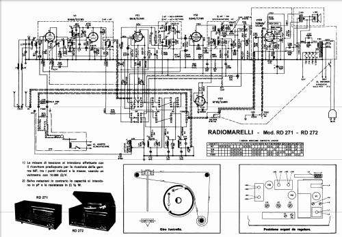 RD271-MF; Marelli Radiomarelli (ID = 1034537) Radio