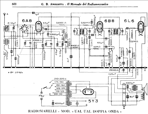 Ual Ual II Doppia Onda Tipo B 69; Marelli Radiomarelli (ID = 528172) Radio