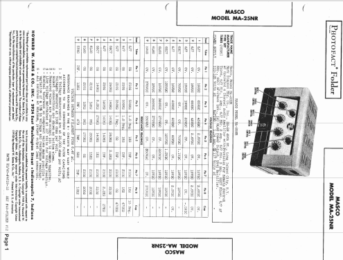 MA-25NR; Masco Mark Simpson (ID = 1422925) Ampl/Mixer