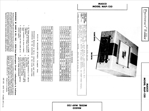 Masco MAP-120 ; Masco Mark Simpson (ID = 853714) Ampl/Mixer