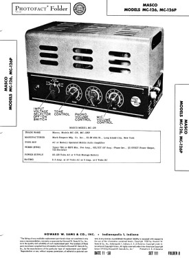 MC-126; Masco Mark Simpson (ID = 2783124) Ampl/Mixer