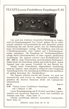 Luxus E53; Maxim; Aarau (ID = 2725014) Radio