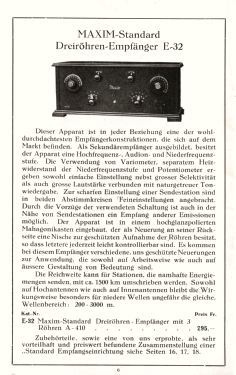 Standard E32; Radio-Maxim; Aarau (ID = 2725013) Radio