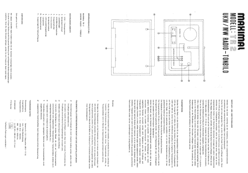 AM/FM Wall Picture Radio TR2; Maximal Marke? / (ID = 2646819) Radio