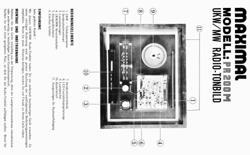 Wall Radio PR-200M; Maximal Marke? / (ID = 2606879) Radio