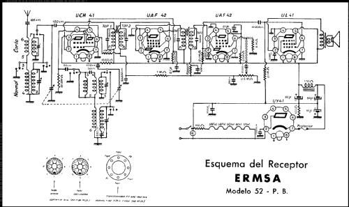 ERMSA 52-PB; Maymo, Escuela Radio (ID = 594912) Radio