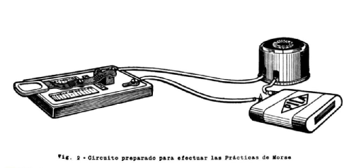 Manipulador telegráfico - Morse key ; Maymo, Escuela Radio (ID = 2112363) Morse+TTY