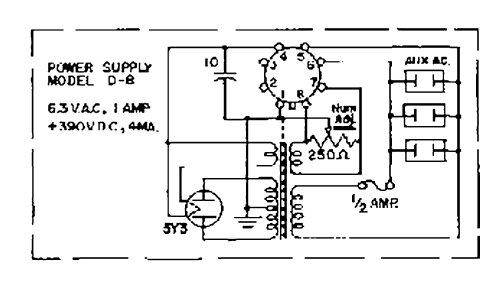 Power Supply D-8A; McIntosh Audio (ID = 2396789) Strom-V