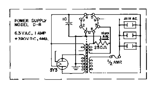 Power Supply D-8A; McIntosh Audio (ID = 2396789) A-courant