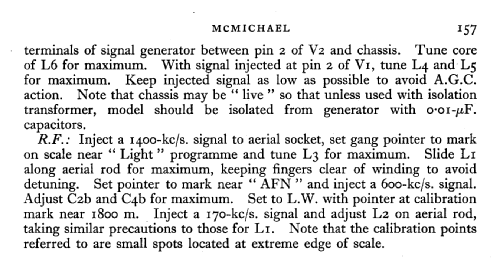 M105R ; McMichael Radio Ltd. (ID = 575780) Radio