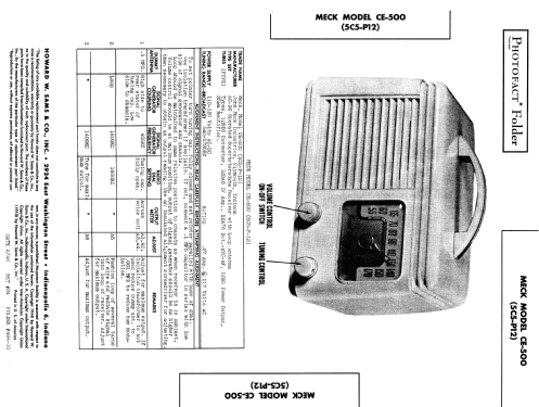 CE-500 Ch= 5C5-P-12; Meck, John, (ID = 951797) Radio