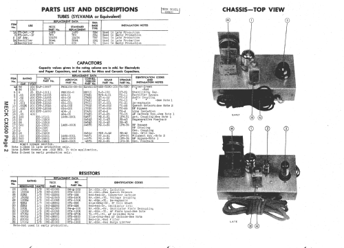 FM Converter CX500; Meck, John, (ID = 2504466) Radio