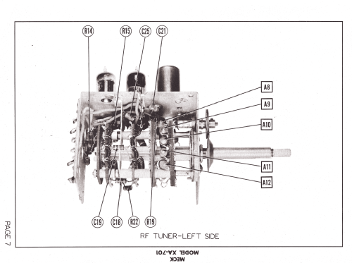 XA-701; Meck, John, (ID = 1280665) Televisore