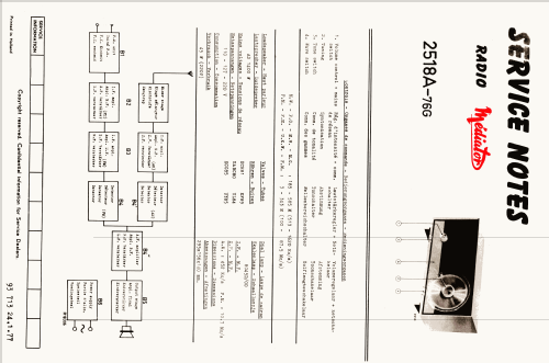 2518A-76G; Mediator; La Chaux- (ID = 2422173) Radio