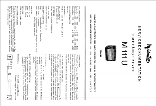 Bijou M111AU ; Mediator; La Chaux- (ID = 2028997) Radio