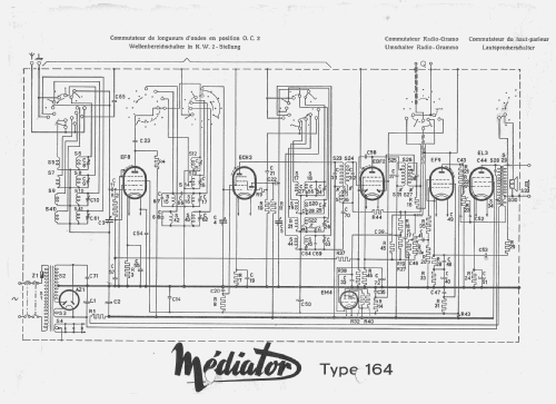 M164AX ; Mediator; La Chaux- (ID = 2022274) Radio