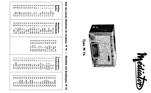 M76AG ; Mediator; La Chaux- (ID = 2028964) Radio