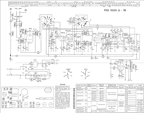 MD1520U-16; Mediator; La Chaux- (ID = 473438) Radio