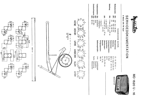 MD1520U-16; Mediator; La Chaux- (ID = 473439) Radio