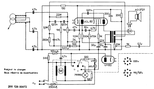 MD8467A 16B; Mediator; La Chaux- (ID = 981354) R-Player