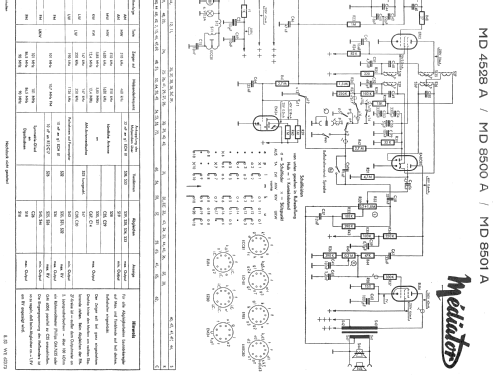 MD8500A; Mediator; La Chaux- (ID = 2225431) Radio