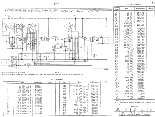 Monoknopf M68A ; Mediator; La Chaux- (ID = 2027910) Radio