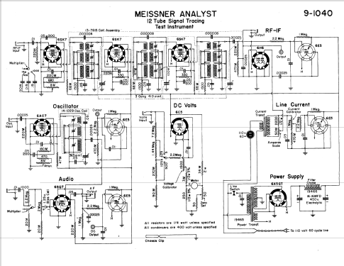 Analyst 9-1040; Meissner Mfg. Div., (ID = 1713798) Equipment