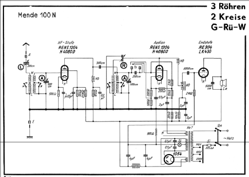 100N ; Mende - Radio H. (ID = 27995) Radio