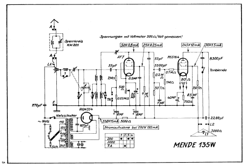 135W; Mende - Radio H. (ID = 169086) Radio