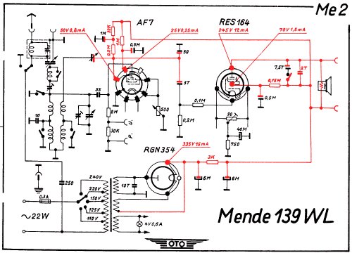 139WL; Mende - Radio H. (ID = 2956787) Radio