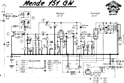 151GW; Mende - Radio H. (ID = 1116674) Radio