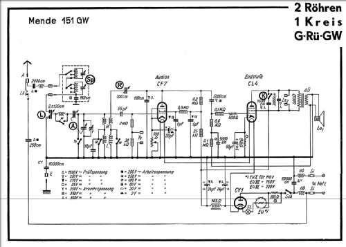 151GW; Mende - Radio H. (ID = 28023) Radio