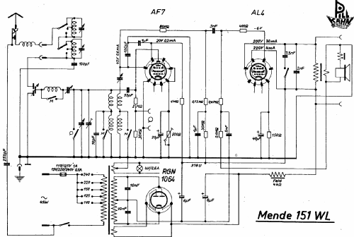 151WL; Mende - Radio H. (ID = 2113327) Radio