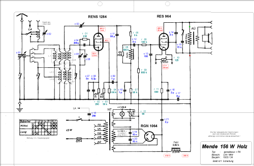 M156 ; Mende - Radio H. (ID = 852277) Radio