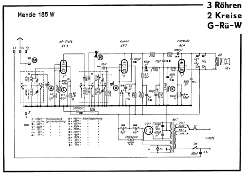 M185-W ; Mende - Radio H. (ID = 28060) Radio