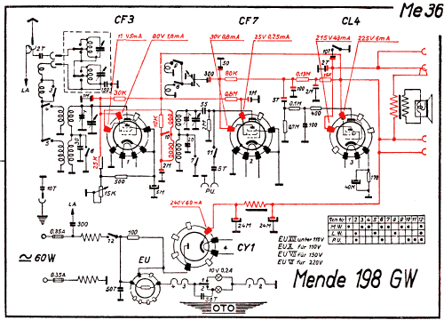 198GW; Mende - Radio H. (ID = 2958648) Radio