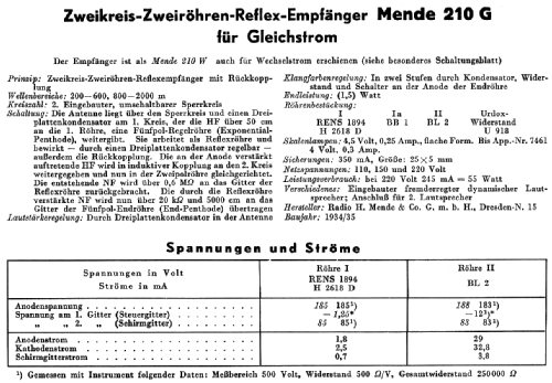 M210-G ; Mende - Radio H. (ID = 28073) Radio