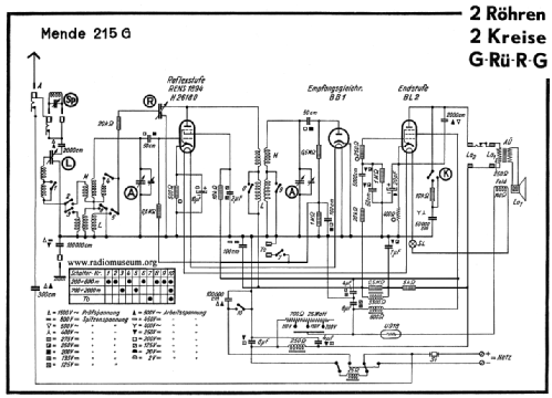 M215-G ; Mende - Radio H. (ID = 28789) Radio