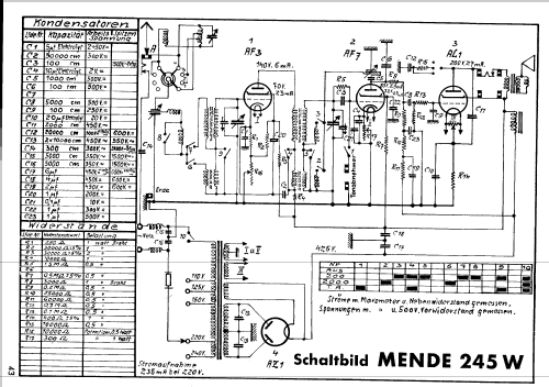 M245 - 245W; Mende - Radio H. (ID = 171140) Radio