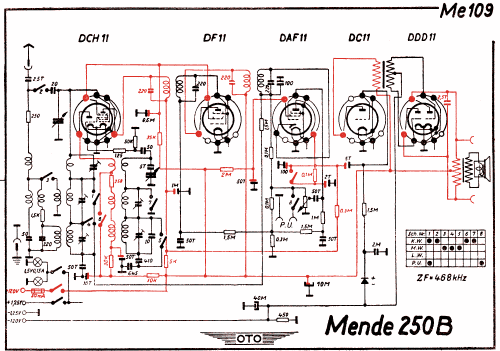 250B; Mende - Radio H. (ID = 2990027) Radio